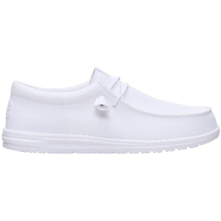 Hey Dude Wally Funk Open Mesh White White Mens Loafers 40898-143 Size 12 NEW HeyDude Men main image 4