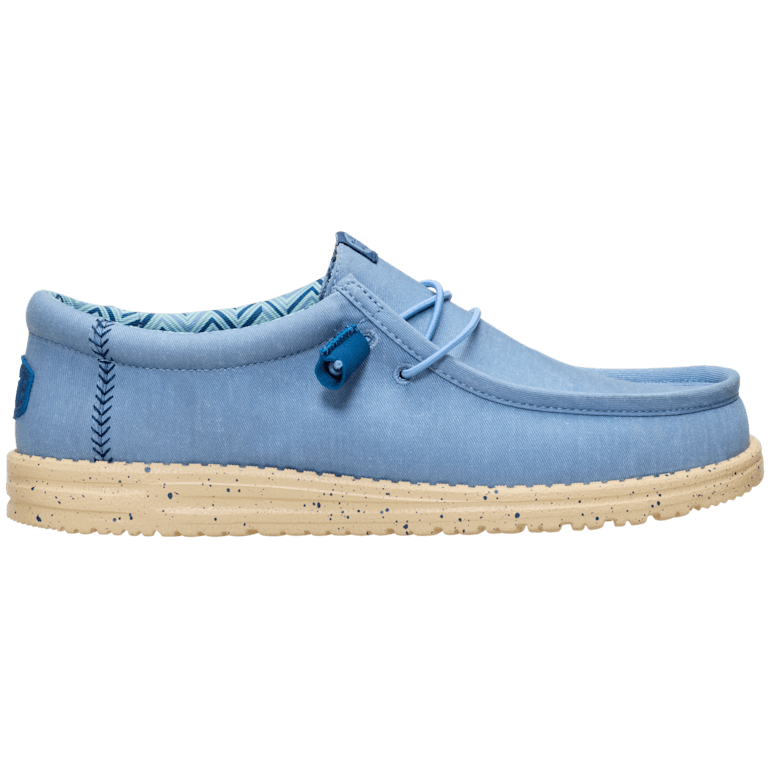 Hey Dude Hudson M Sneaker Uomo In Tessuto Blu – Tacco Basso, Suola In Gomma, Primavera/estate – Taglia 43