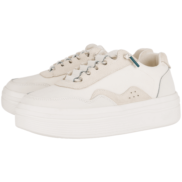 Hey Dude Hudson Lift Sport Sneakers Cream Size Women’s 10 EUC Worn 1x Hey Dude Hudson Lift Pastel Purple Platform Sneakers Women main image 4