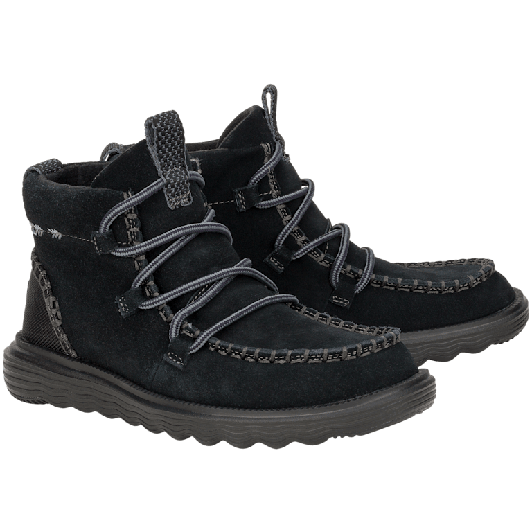 Hey Dude Size 13 Men Black Suede boots Amazon.com | Hey Dude Boy main image 4