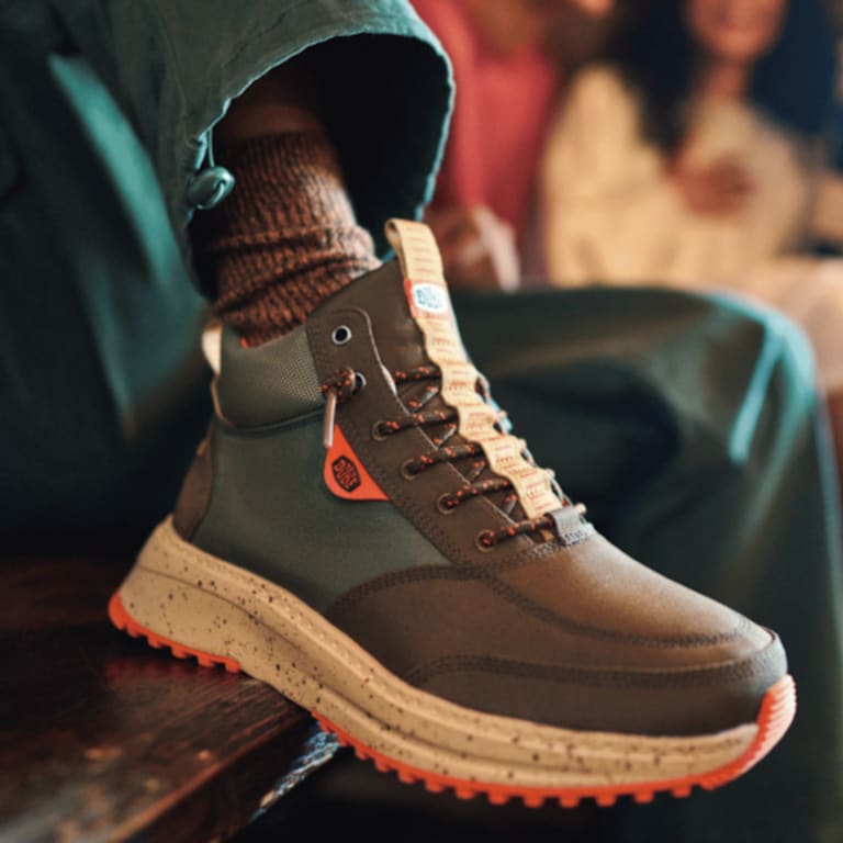 Hey Dude Tahoe Nylon Dusty Green/Multi Lip On Boot 683729ed87d444fcd7d402725f4202  main image 4