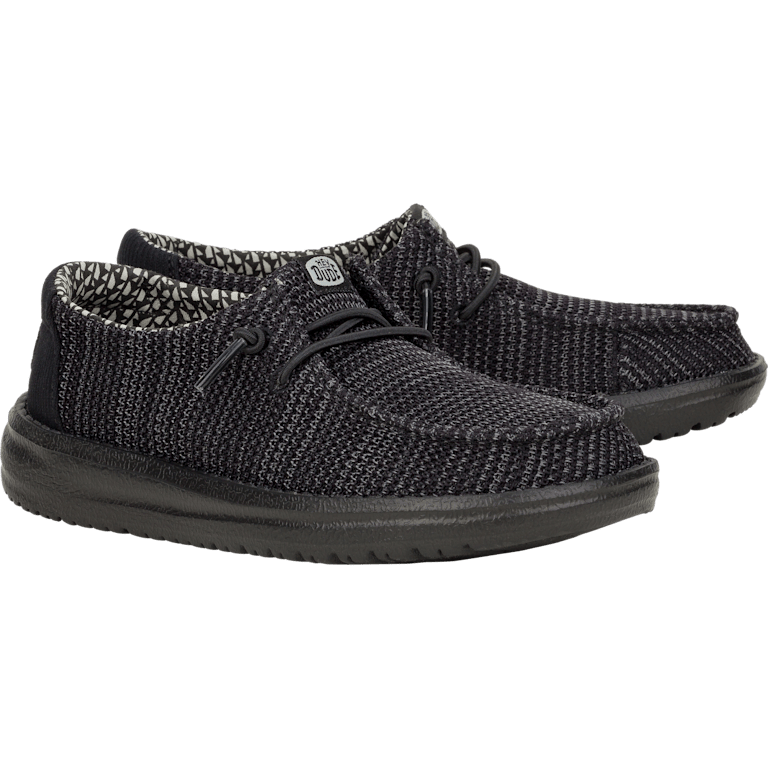 Hey Dude Wendy Women's Shoes – Stretch Fleece Sea Blue, Size 8, Slip-On