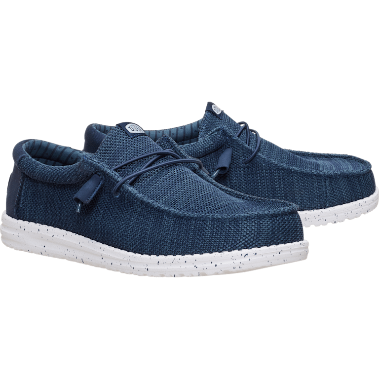 HEYDUDE Men's Wally Stretch Sox Wide | Navy