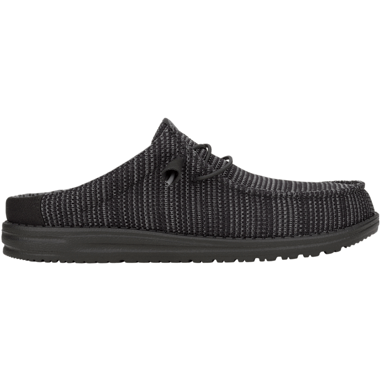 HEY DUDE MEN\'S WALLY X SLIP-ON SNEAKER TRIPLE BLACK SIZE 12 #031SE HEYDUDE Wally Sox Slip-On - Men main image 4
