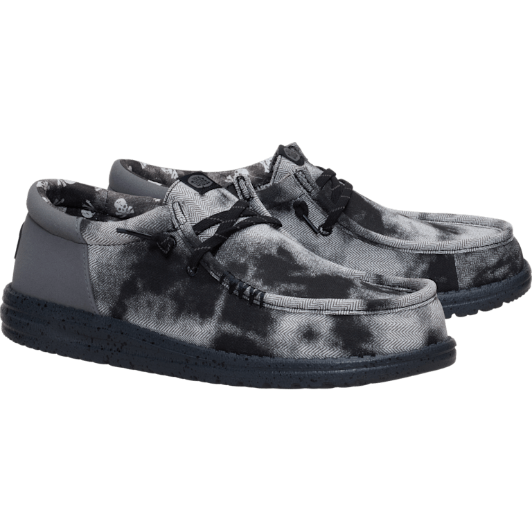 Hey Dude Men\'s Wally Funk Tie Dye Casual Shoe in Grey Hey Dude Men main image 2