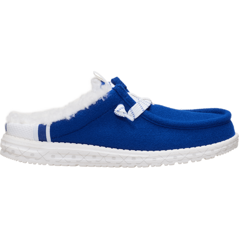 NHL NY Rangers Hey Dude Royal Blue Slippers with White Accents Men main image 4