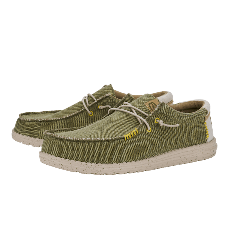 (取寄) ヘイ デュード メンズ ウォーリー コーストライン ジュート Hey Dude men Wally Coastline Jute Light Green Wally Coastline Jute - HEYDUDE