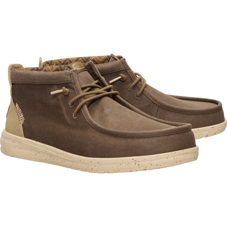 Wally Mid GripR Stretch Canvas - HEYDUDE