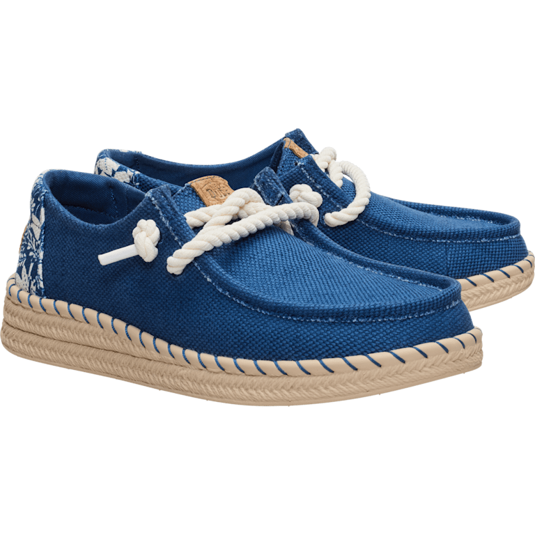 Wendy's SHIPS JET BLUE レザーバングル　2個セット Wendy Espadrille - HEYDUDE