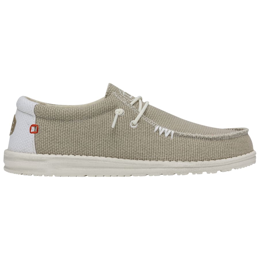 HEYDUDE | Men's Casual | Wally Braided - Off White | Size 15