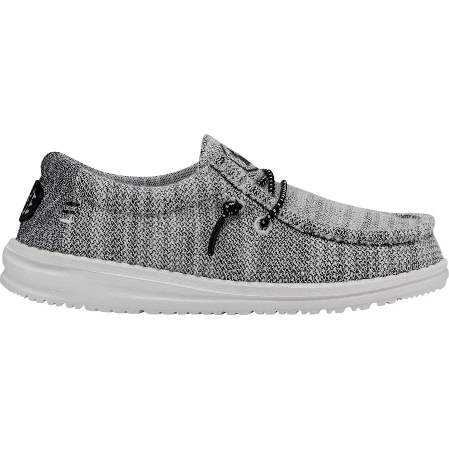 HEYDUDE - CA HEYDUDE | Big Kids' Shoes | Wally Youth Stretch - Meteorite | Size 1 - $69.99 at HEYDUDE