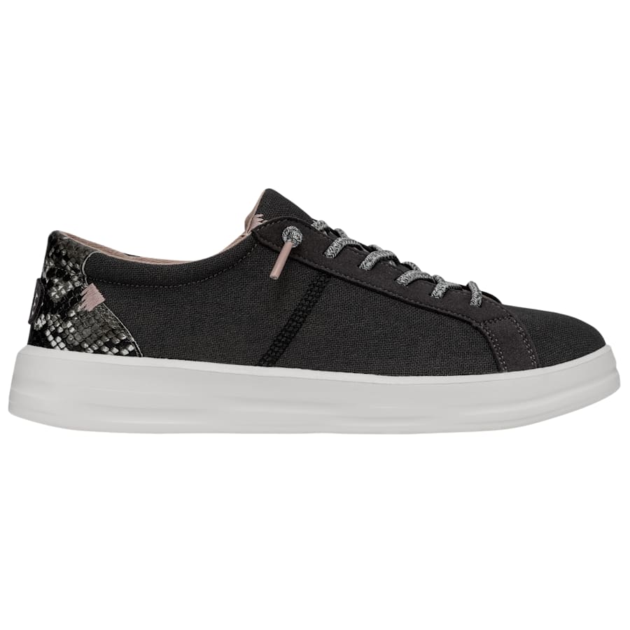 HEYDUDE | Women's Sneakers | Karina - Jet Black | Size 12