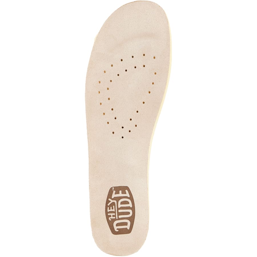 HEYDUDE | Women's Insoles | Micro Suede Insoles Women - Tan | Size 8