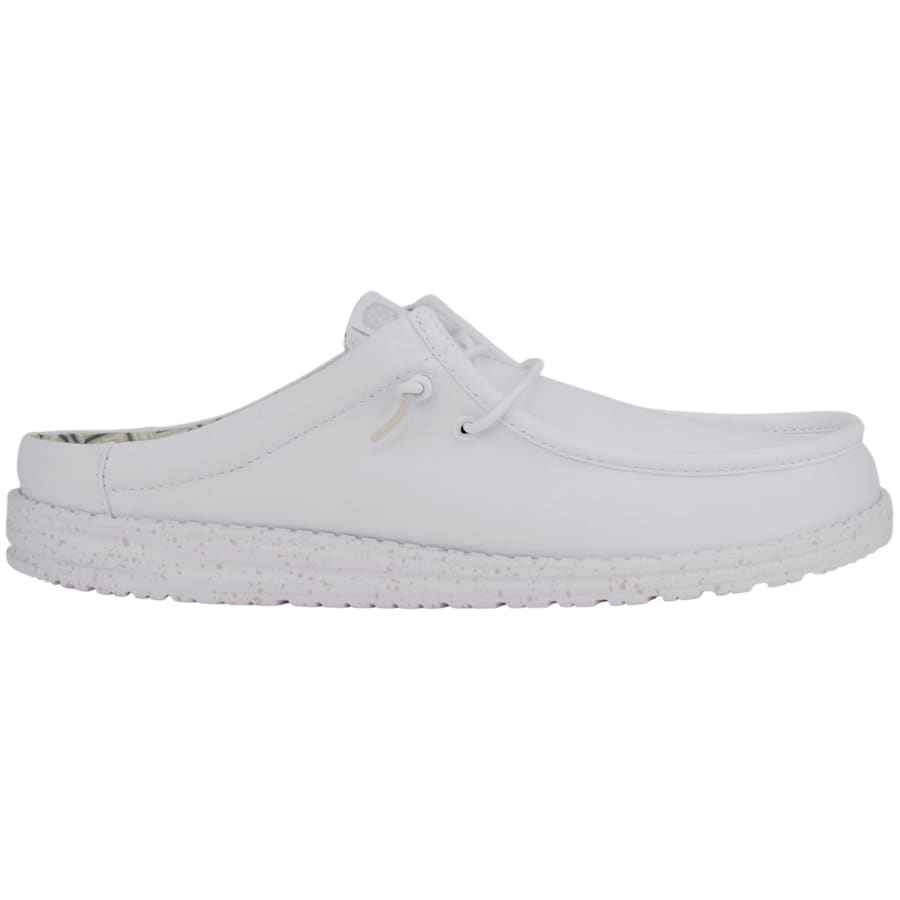 HEYDUDE - CA HEYDUDE | Men's Mules | Wally Slip Stretch Canvas - White/White | Size 15 - $71.99 at HEYDUDE