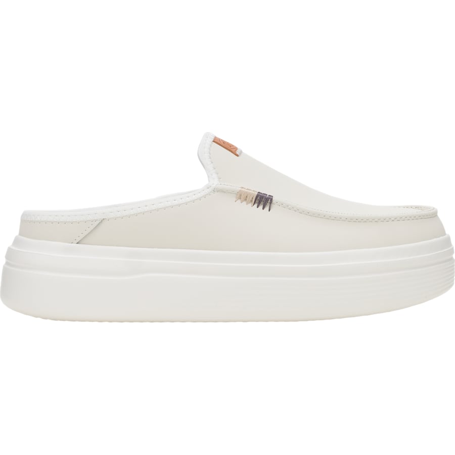 HEYDUDE | Women's Mules | Austin Lift Leather - White | Size 11 by HEYDUDE - CA - Women's Footwear > Slip-Ons > Austin Lift Leather Slip-Ons