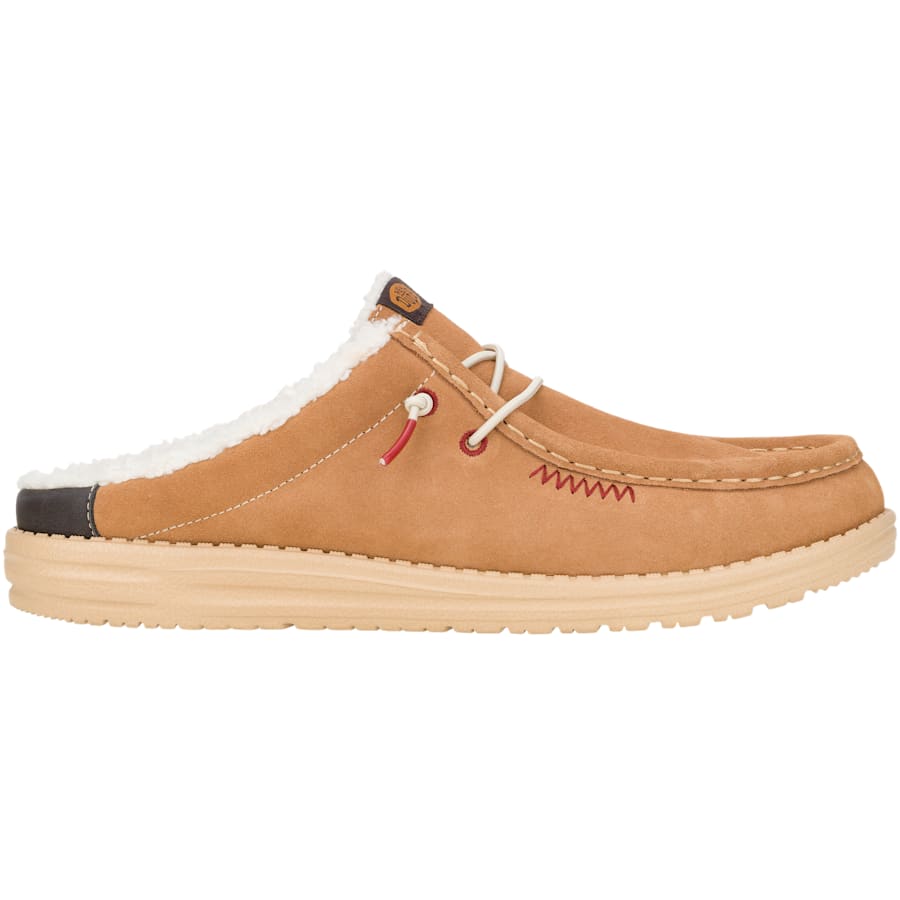HEYDUDE | Men's Mules | Wally Slip Warmth - Beige | Size 9