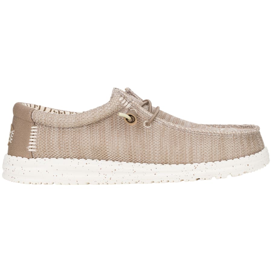 HEYDUDE | Men's Casual | Wally Stretch Sox - Tan | Size 13