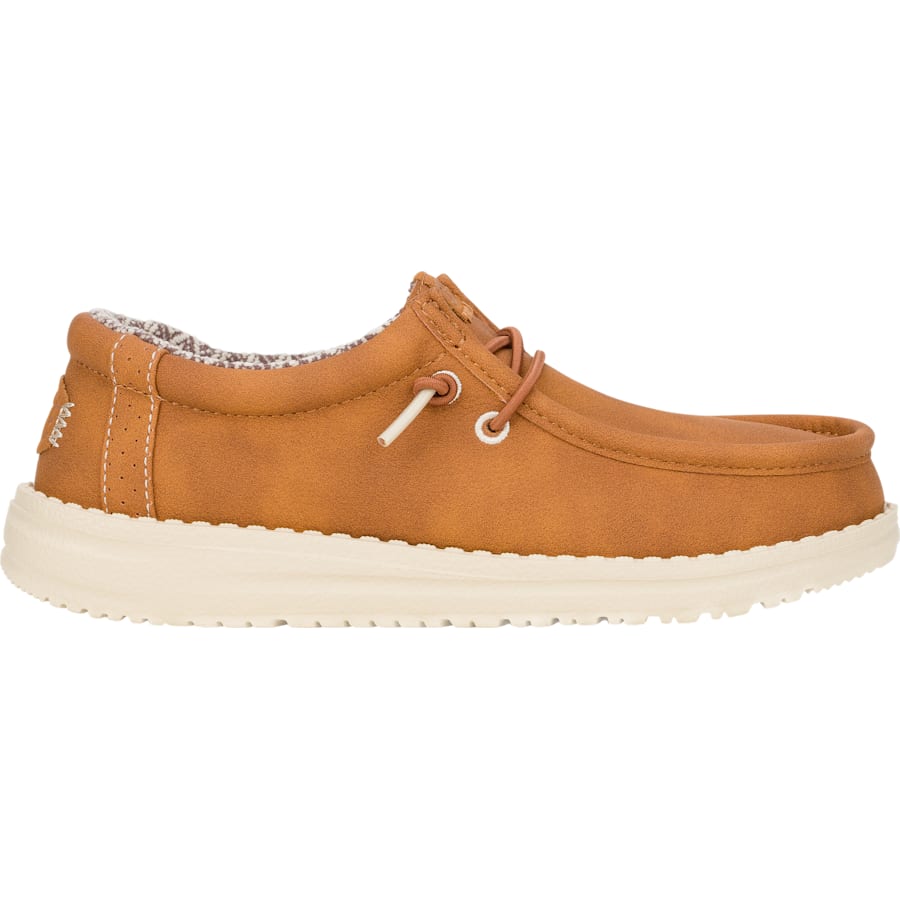 HEYDUDE | Boys Shoes | Wally Youth Classic - Tan | Size 6