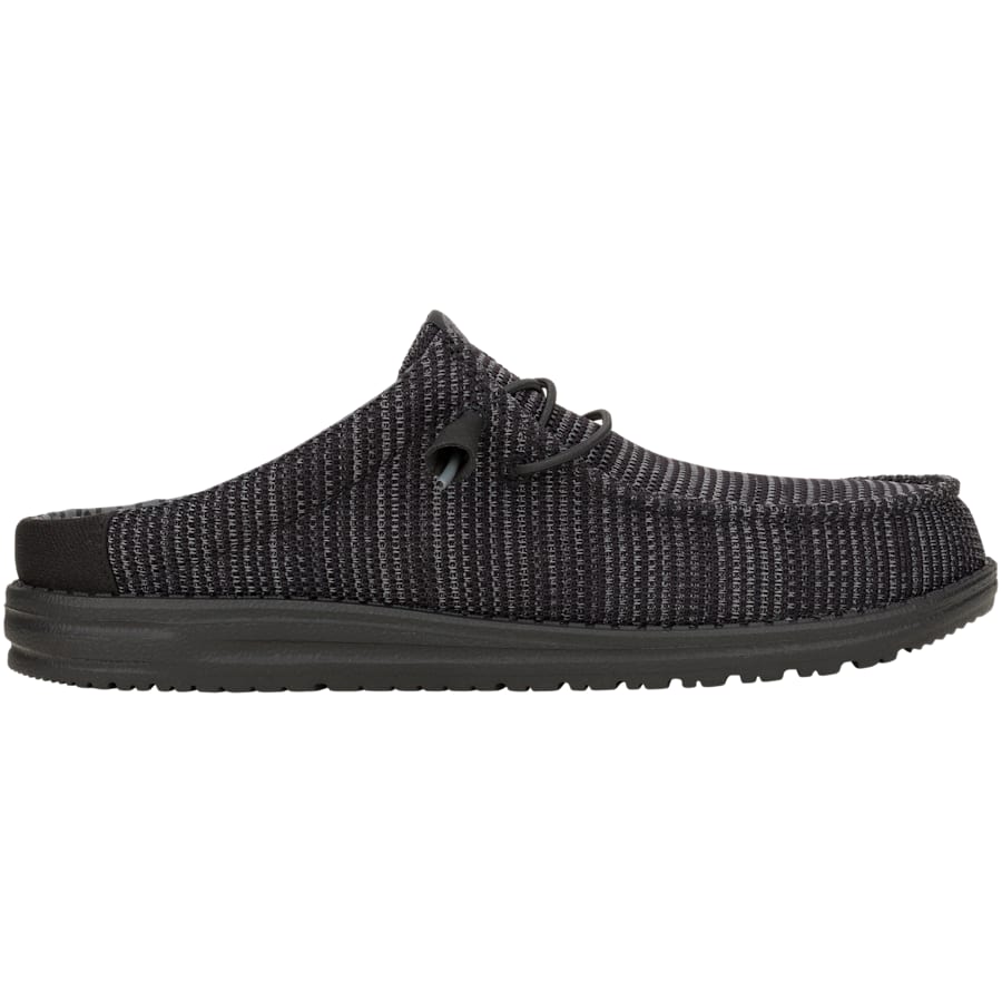 HEYDUDE | Men's Mules | Wally Slip Stretch Sox - Black | Size 11