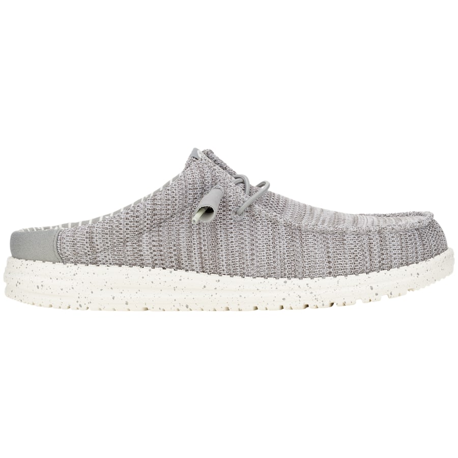 HEYDUDE | Men's Mules | Wally Slip Stretch Sox - Granite Grey | Size 12 by HEYDUDE - CA - Men's Footwear > Slip-Ons > Wally Slip Stretch Sox Slip-Ons