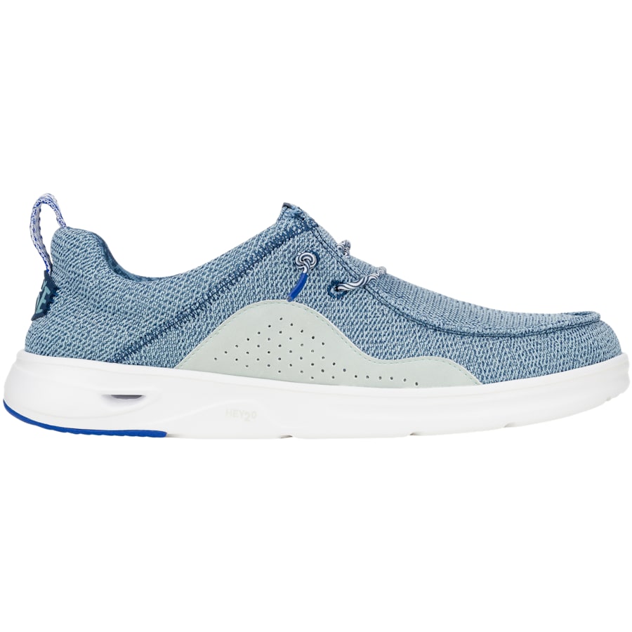 HEYDUDE | Men's Casual | Wally Hey2O Mesh - Sargasso Blue/Cloud Blue | Size 7