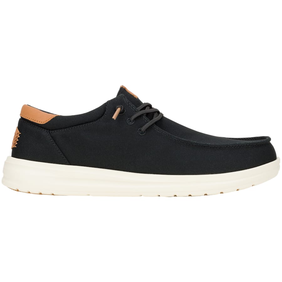 HEYDUDE | Men's Casual | Paul Canvas - Black | Size 14