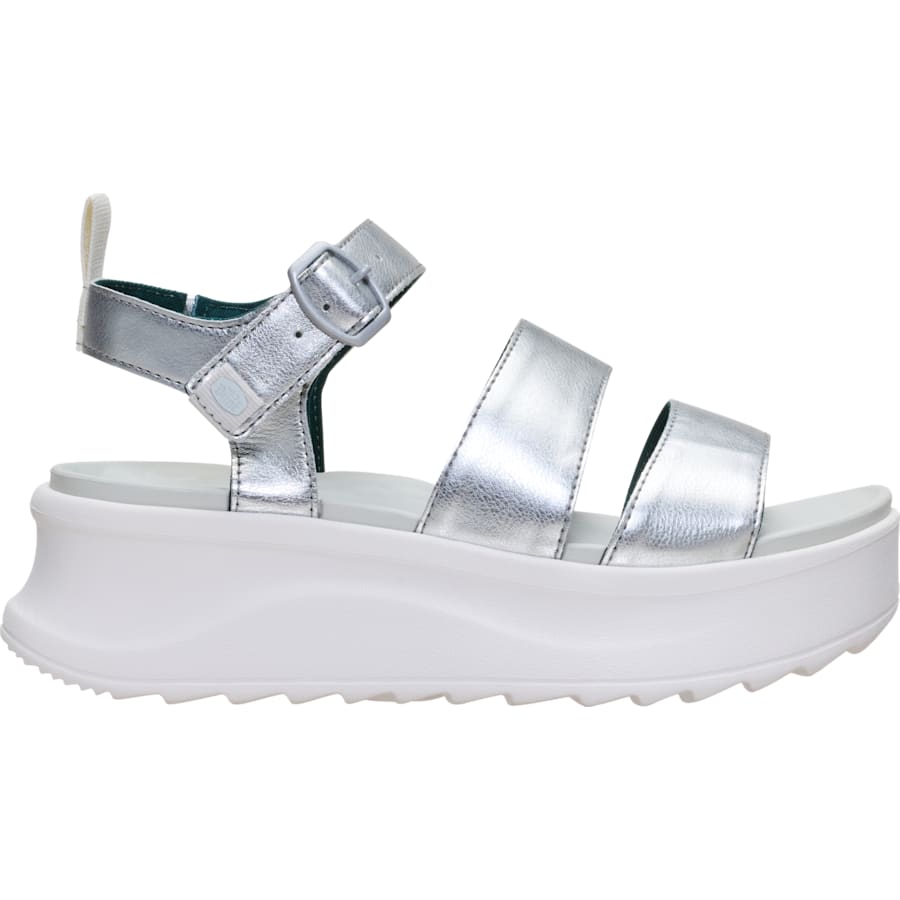 HEYDUDE - CA HEYDUDE | Women's Shoes | Delray Buckle Classic - Silver | Size 10 - $79.99 at HEYDUDE