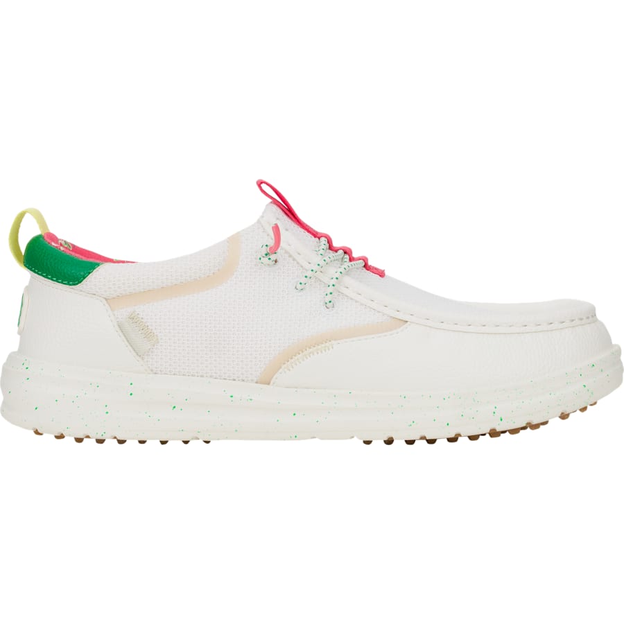 HEYDUDE - CA HEYDUDE | Men's Golf | Wally Golf Essentials - White/Wood Ash | Size 7 - $139.99 at Heydude