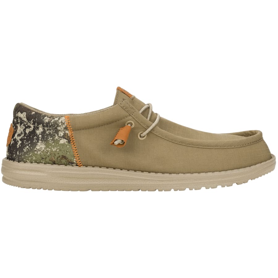 HEYDUDE | Men's Casual | Wally Funk True Timber Strata - Dark Olive/Camo | Size 7