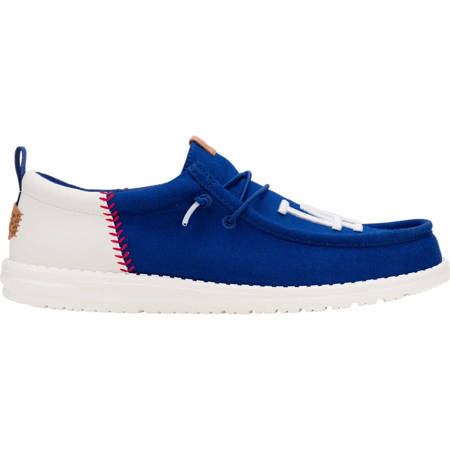 HEYDUDE | Men's Casual | Wally Funk MLB Dodgers - Royal/White | Size 15