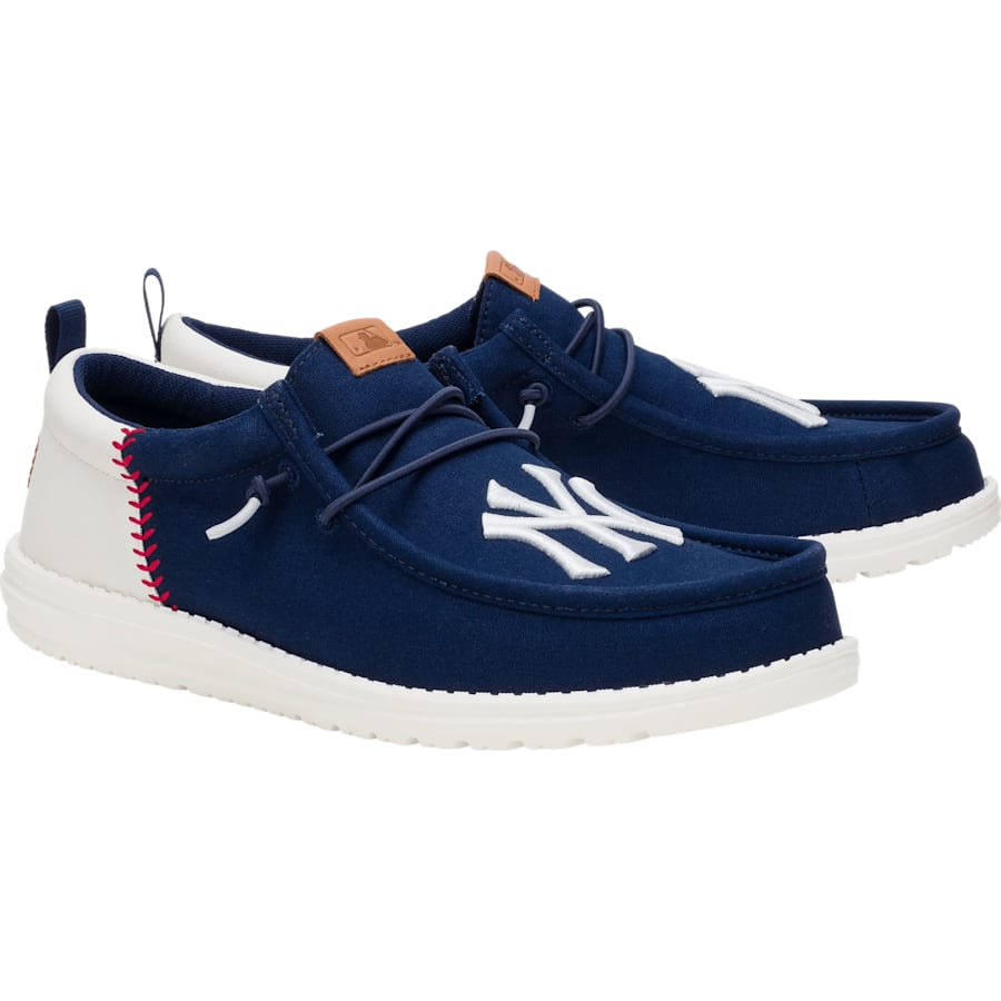 HEYDUDE | Men's Casual | Wally Funk MLB Yankees - Navy/White | Size 15