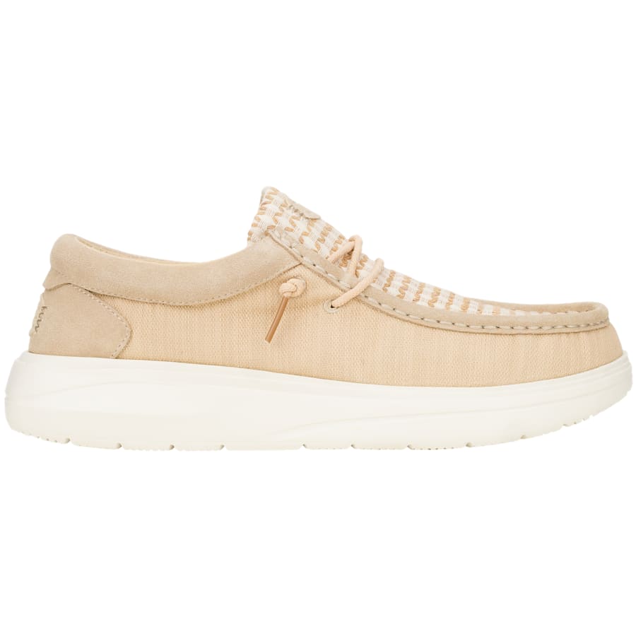 HEYDUDE | Men's Casual | Wally COMF Woven - Irish Cream/Multi | Size 7