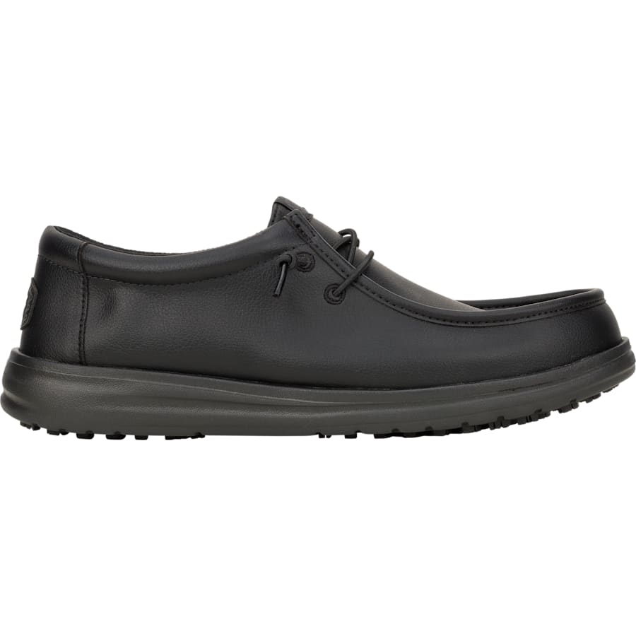 HEYDUDE | Men's Casual | Wally Work CE Classic Wide - Black | Size 9