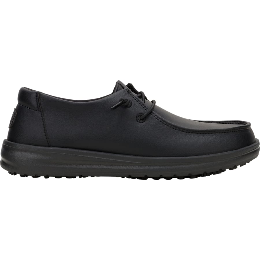 HEYDUDE | Women's Casual | Wendy Work CE Classic Wide - Black | Size 6 by HEYDUDE - CA - Women's Footwear > Slip-Ons > Wendy Work CE Classic Wide Slip-Ons