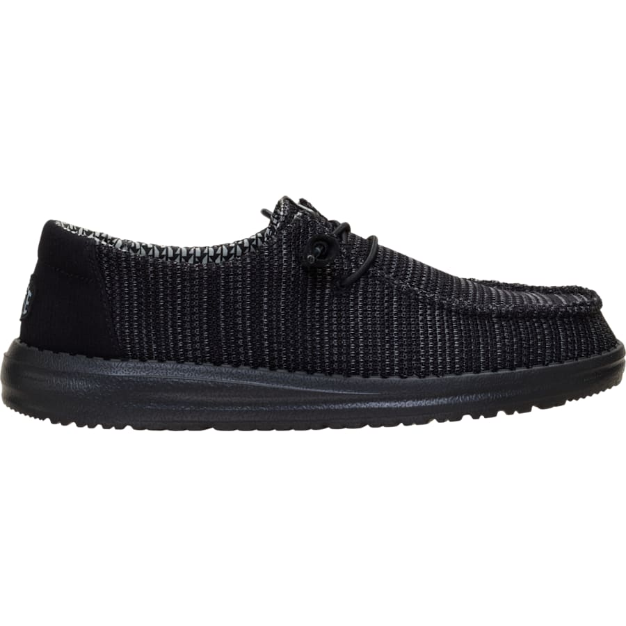 HEYDUDE | Women's Shoes | Wendy Stretch Sox Wide - Black/Black | Size 8