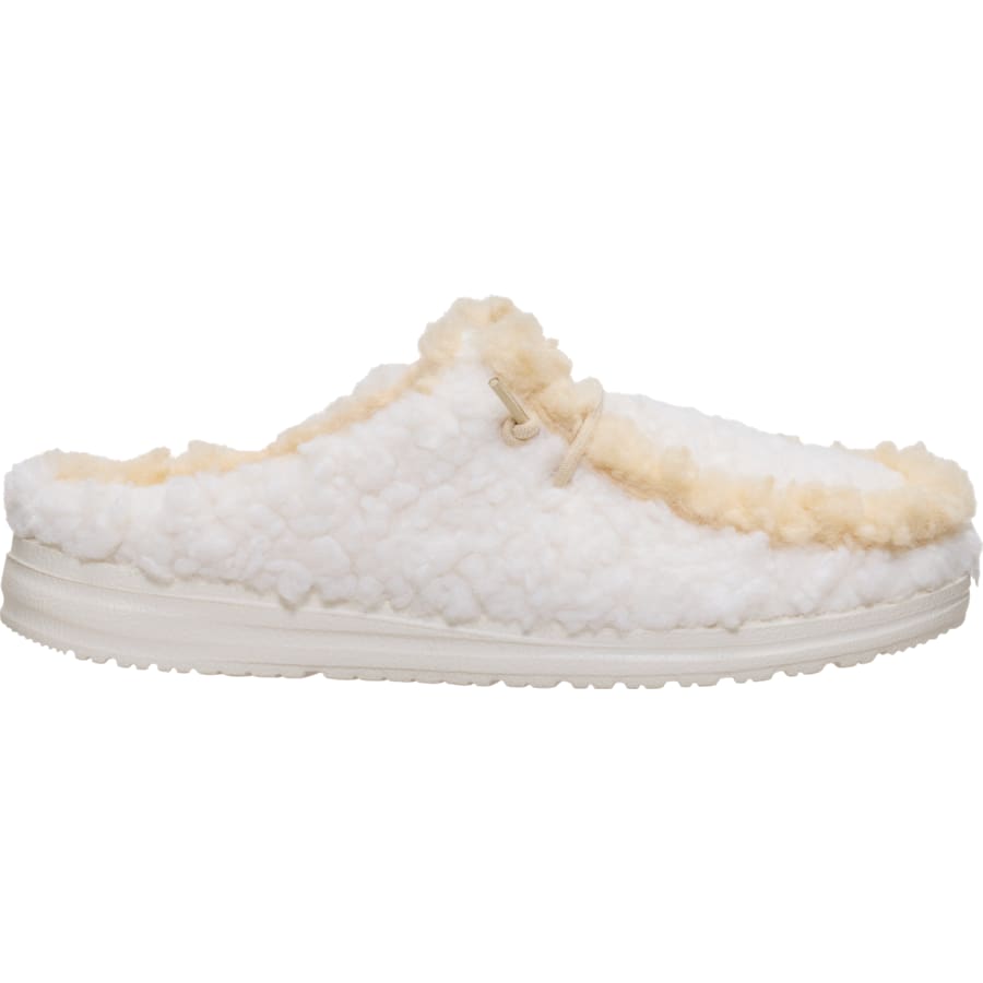 HEYDUDE | Women's Slipper | Wendy Slipper - Egret/Wood Ash | Size 7