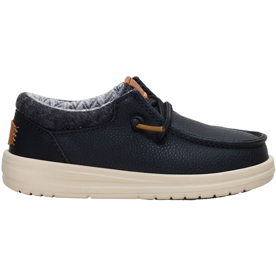 HEYDUDE | Little Kids' Shoes | Paul Toddler Classic - Black | Size 9