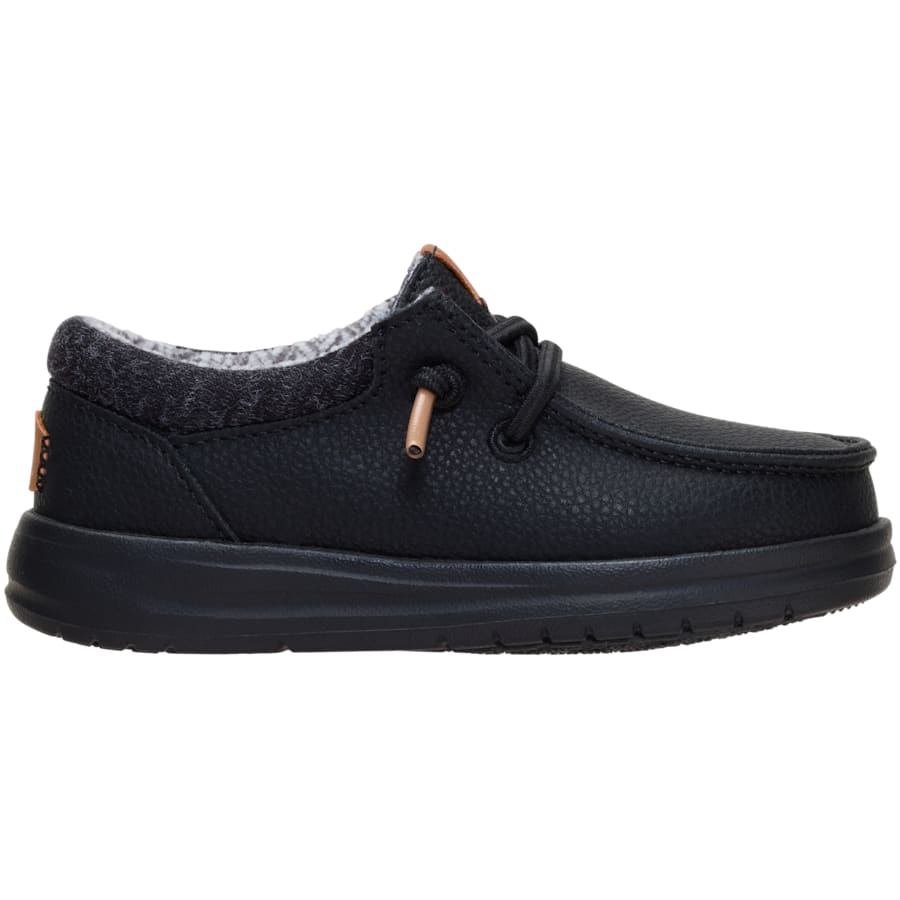 HEYDUDE | Little Kids' Shoes | Paul Toddler Classic - Black/Black | Size 9
