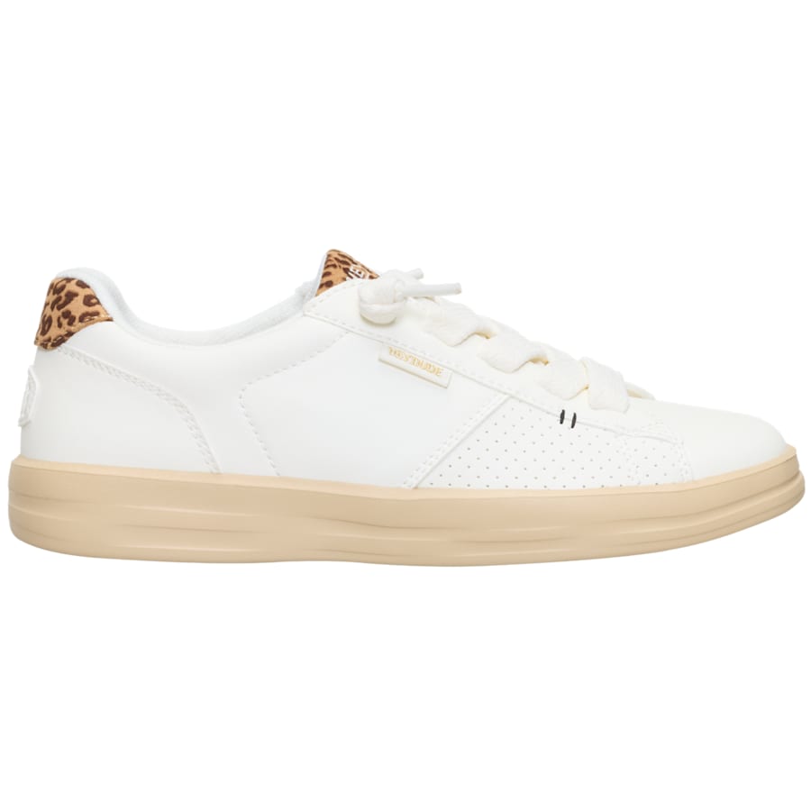 HEYDUDE | Women's Sneakers | Karina Duo Classic - Egret/Multi | Size 11