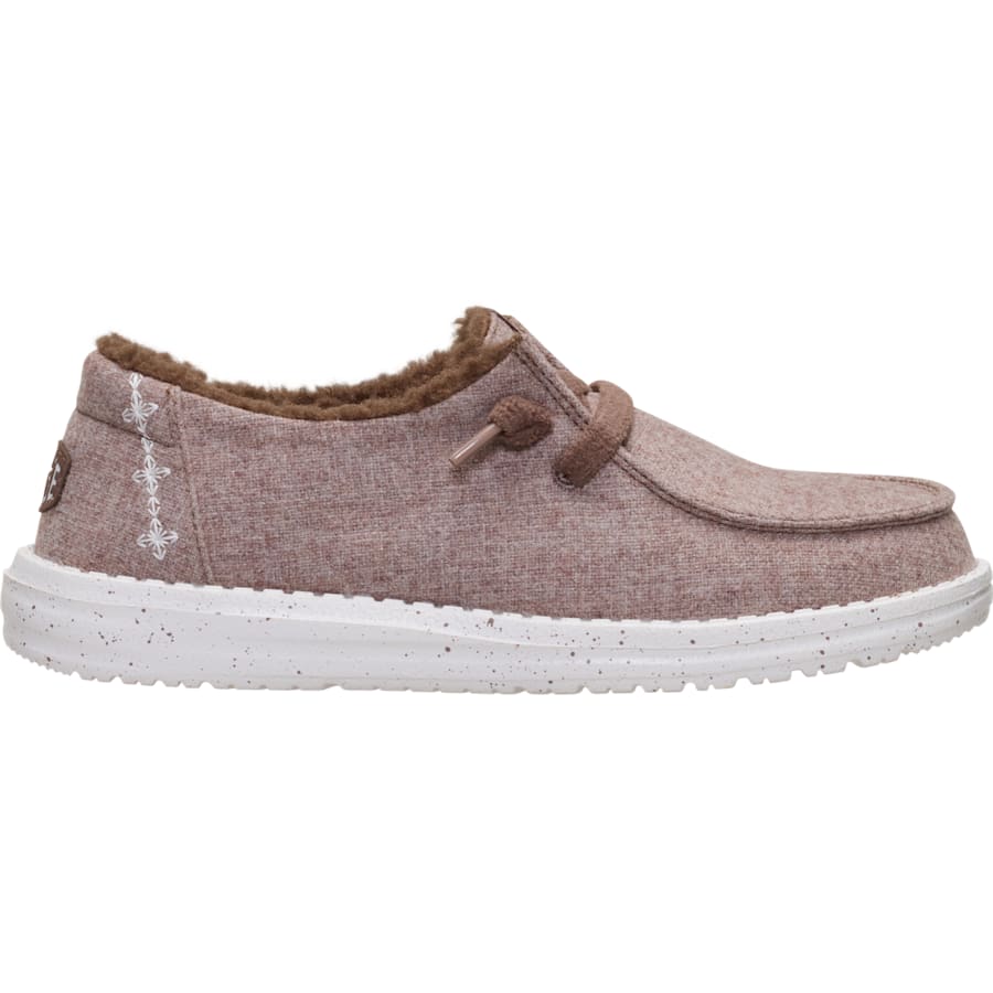 HEYDUDE | Women's Casual | Wendy Wool Cozy - Walnut | Size 5