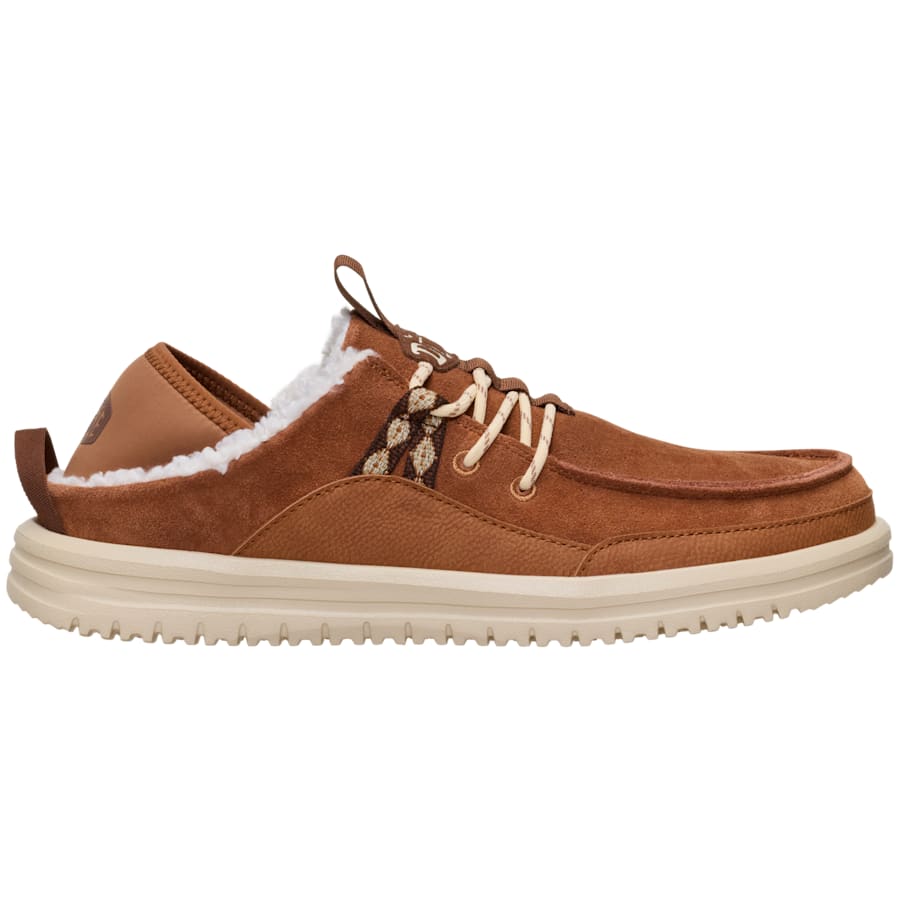 HEYDUDE | Men's Casual | Bradley Blipper Suede - Argan Brown/Multi | Size 14