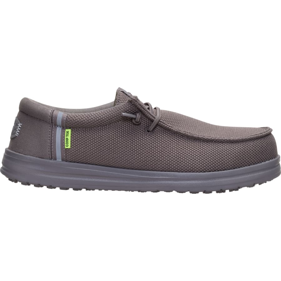 HEYDUDE | Men's Shoes | Wally Work Comp Toe - Dark Grey | Size 12 by HEYDUDE - CA - Men's Footwear > Slip-Ons > Wally Work CT Slip-Ons