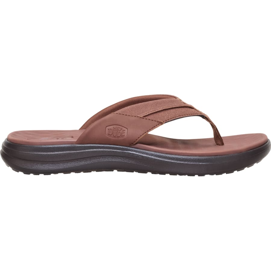 HEYDUDE | Men's Shoes | Finn Flip - Downtown Brown/Argan Oil | Size 8