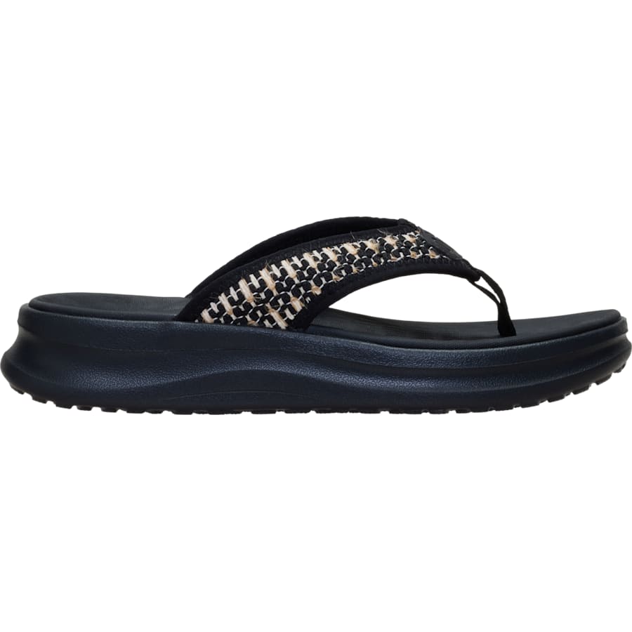 HEYDUDE | Women's Sandals | Tide Flip - Black/Black | Size 5