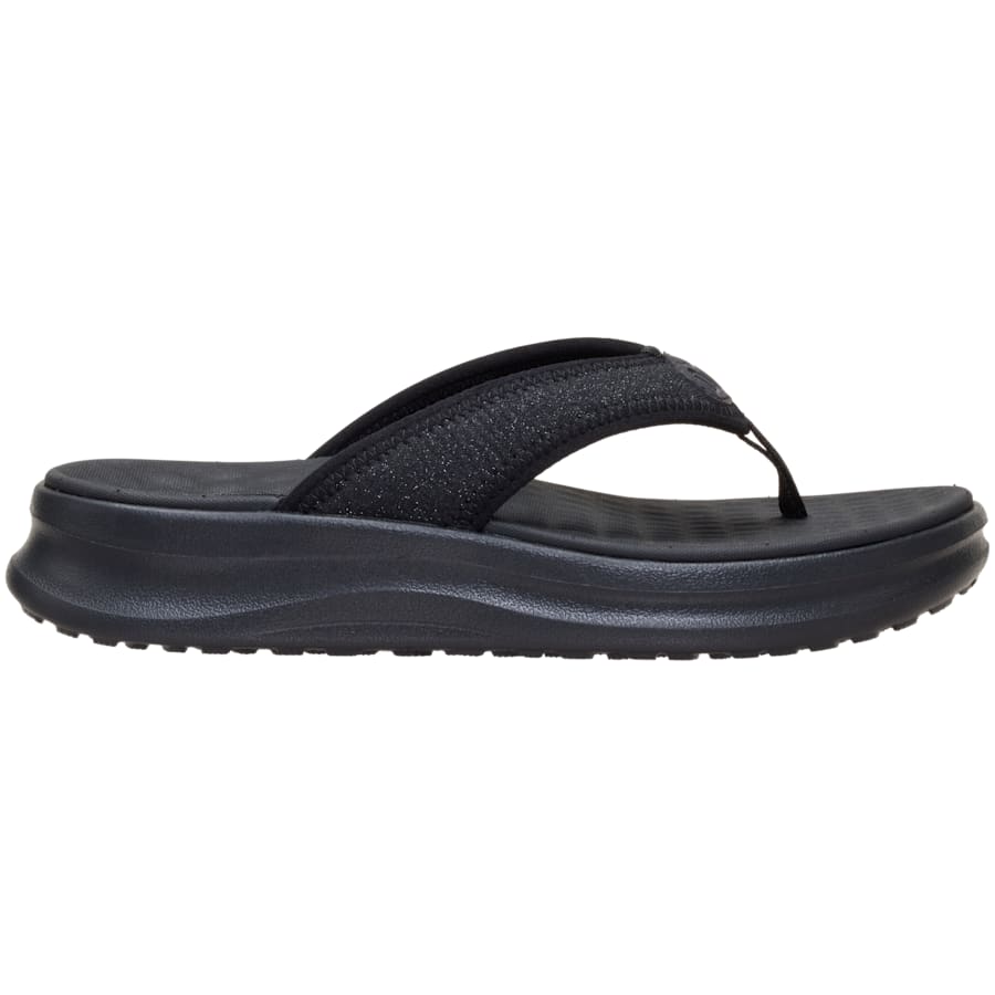 HEYDUDE | Women's Casual | Tide Flip - Black/Metallic | Size 9