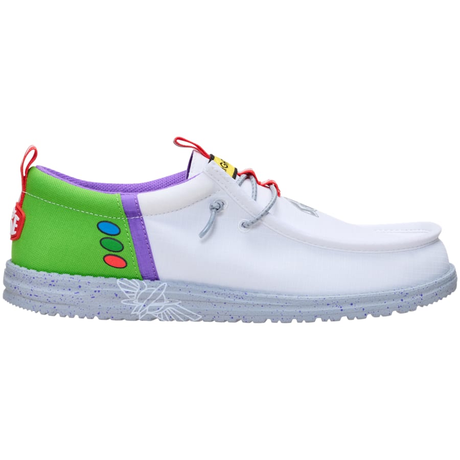 HEYDUDE - CA Men's Shoes | Disney X HEYDUDE Buzz Lightyear Wally Funk - White Grey | Size 9 - $119.99 at Heydude