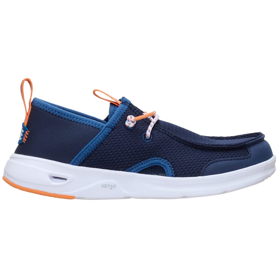 HEYDUDE | Boys Shoes | Wally Hey2O Wander Youth Mesh - Navy | Size 1 by HEYDUDE - CA - Boys Footwear > Slip-Ons > Wally Hey2O Wander Youth Mesh Slip-Ons