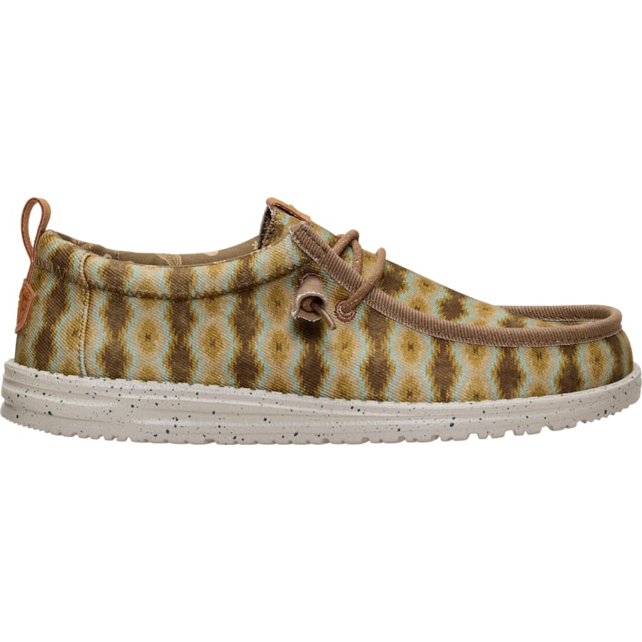 HEYDUDE | Men's Casual | Wally Teton - Shaved Brown/Multi | Size 9