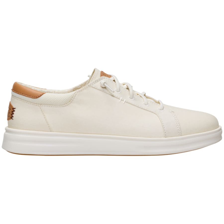 HEYDUDE | Men's Casual | Paul Pro Stretch Canvas - Egret/Light Grey | Size 8