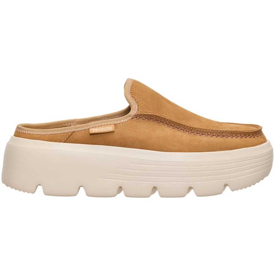 HEYDUDE | Women's Platforms | Austin Edge Leather - Tan | Size 11 by HEYDUDE - CA - Women's Footwear > Slip-Ons > Austin Edge Leather Slip-Ons
